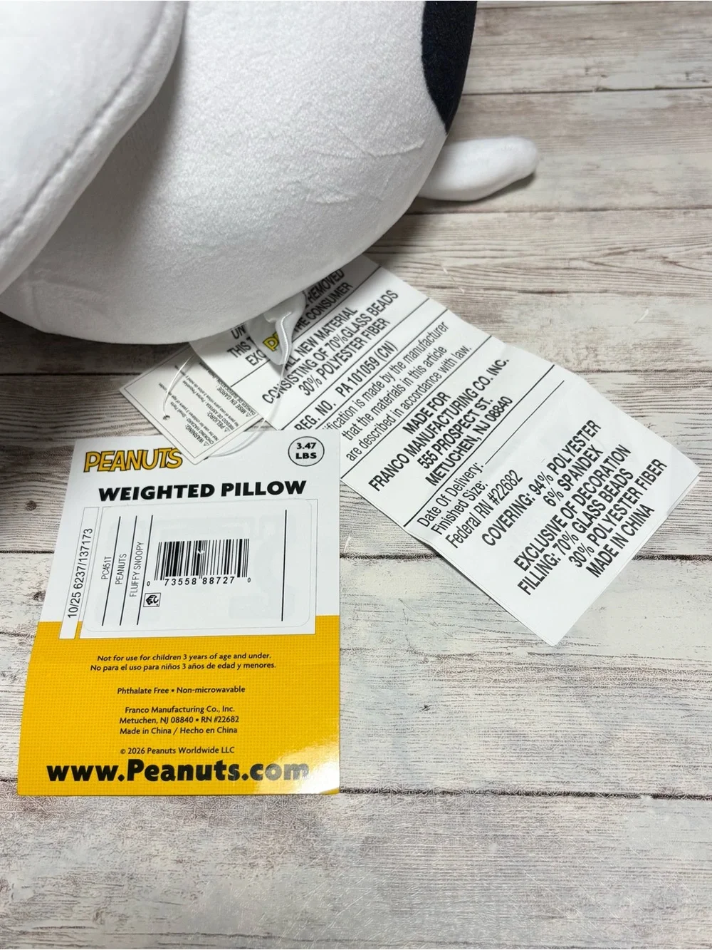 Peanuts this plush